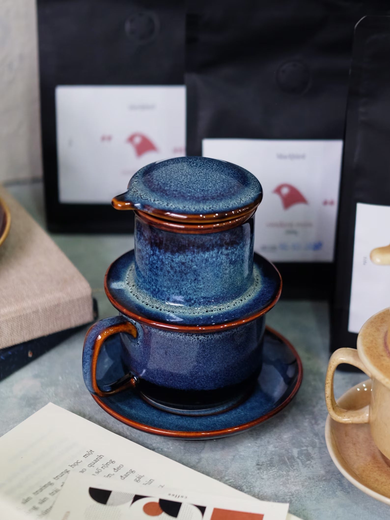 Bộ Phin Gốm Pha Cà Phê Việt