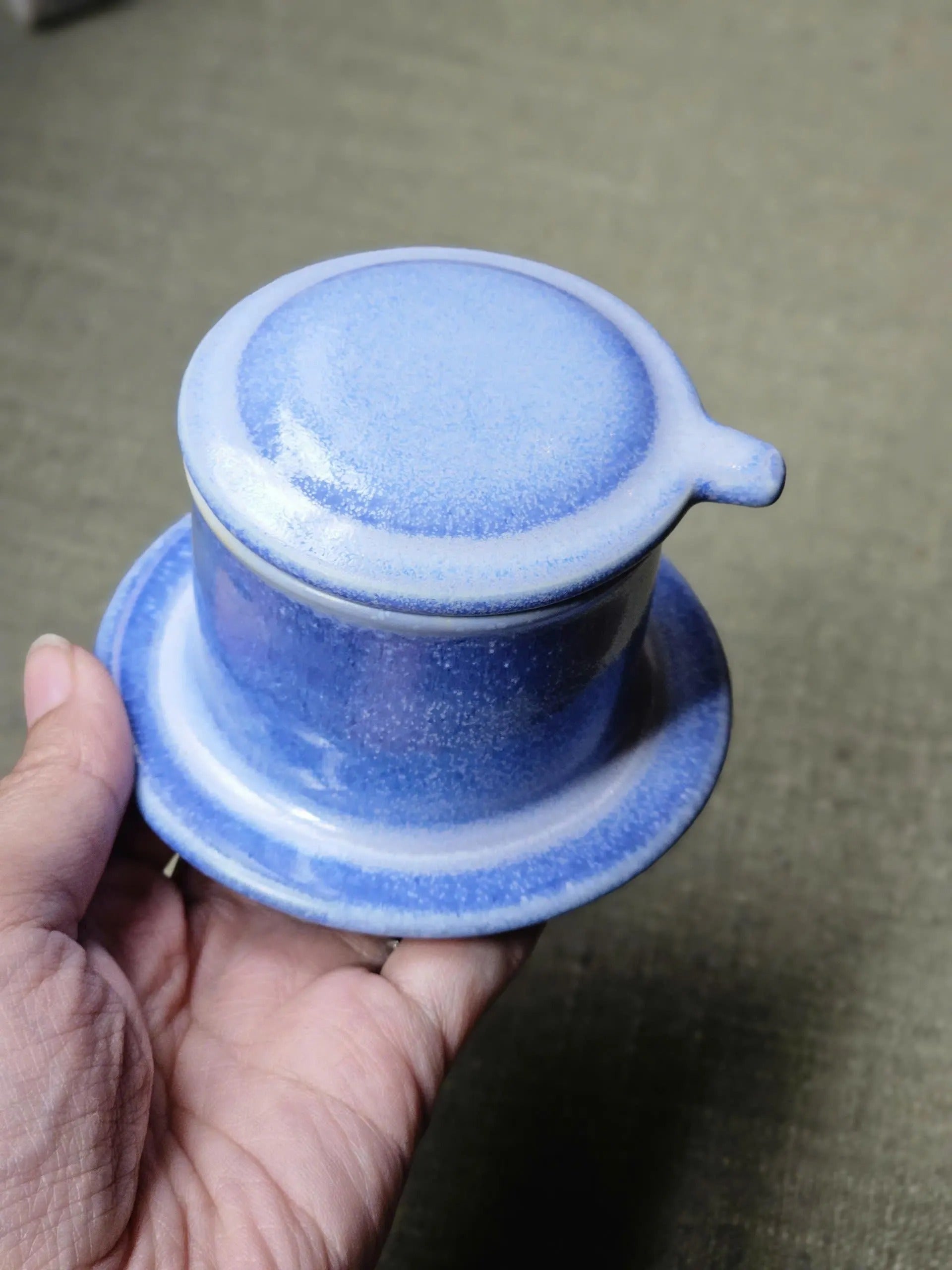 Bộ Phin Ombre Xanh Gốm Việt