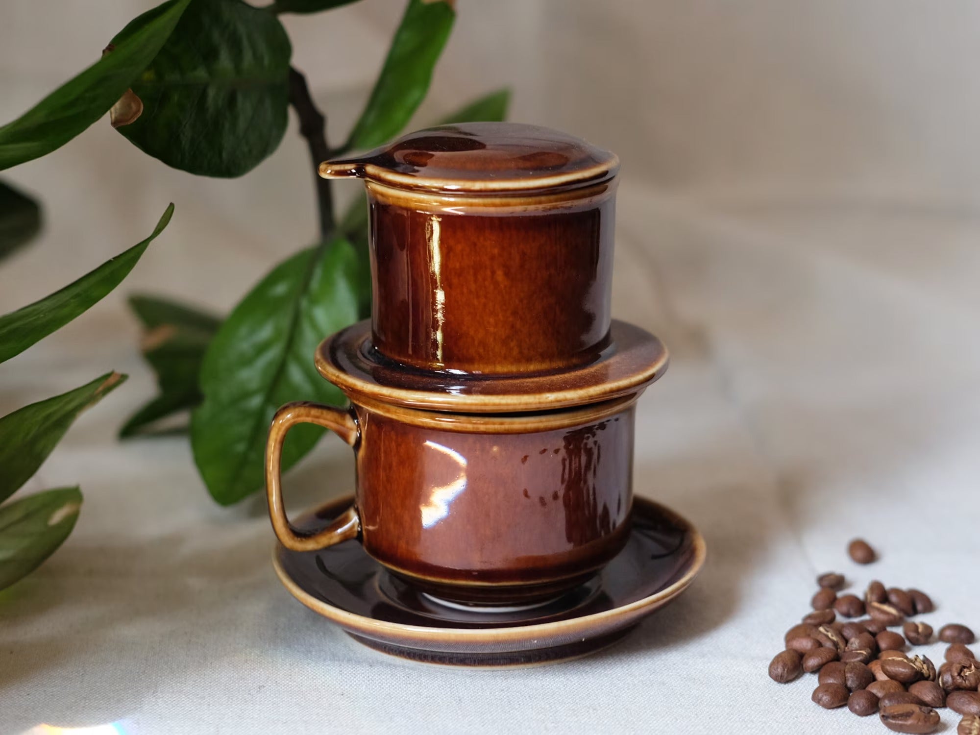 Bộ Phin Gốm Pha Cà Phê Việt